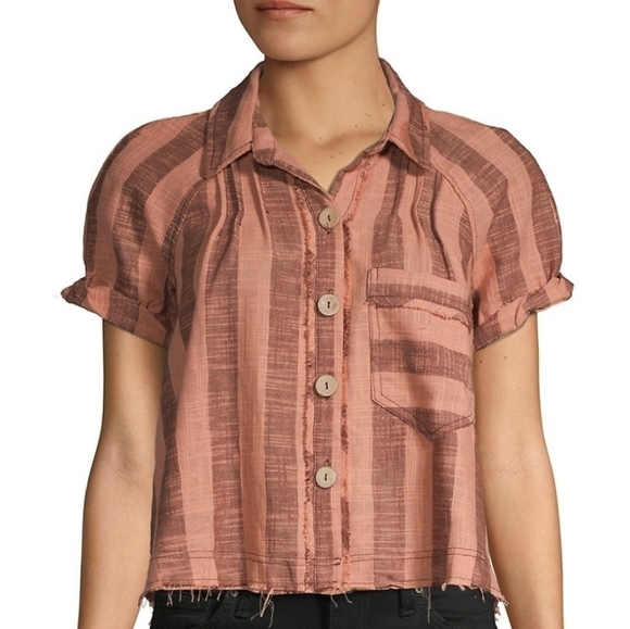 NEW! WE THE FREE Away at Sea Striped Top. - Picture 2 of 7